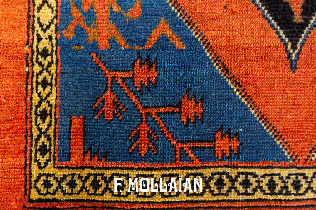 Tapis Bakhshaish Champ Bleu Ciel n°:793010